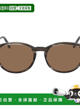 自营Salvatore Ferragamo Brown Round Ladies Sunglasses SF911S