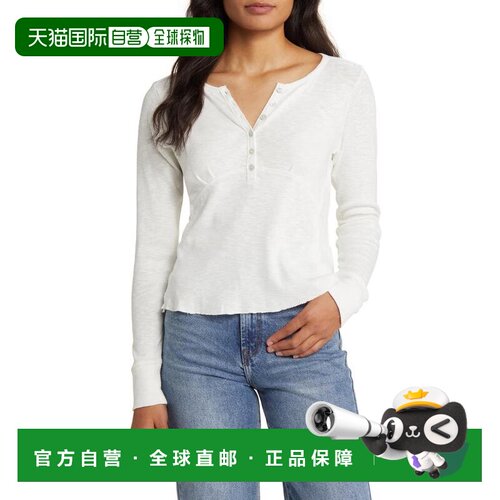 【美国直邮】lucky brand 女士 衬衫圆领长袖休闲【付后1h可退】