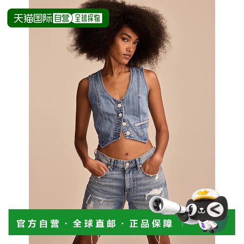 自营Lucky Brand女式液体背心-中深蓝色 美国奥莱直发