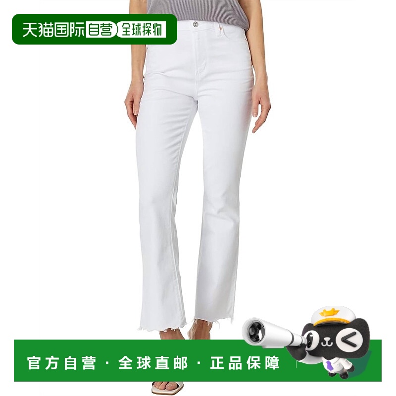 自营paigeClaudine High-Rise Ankle Flare Jeans In Lived In Cr