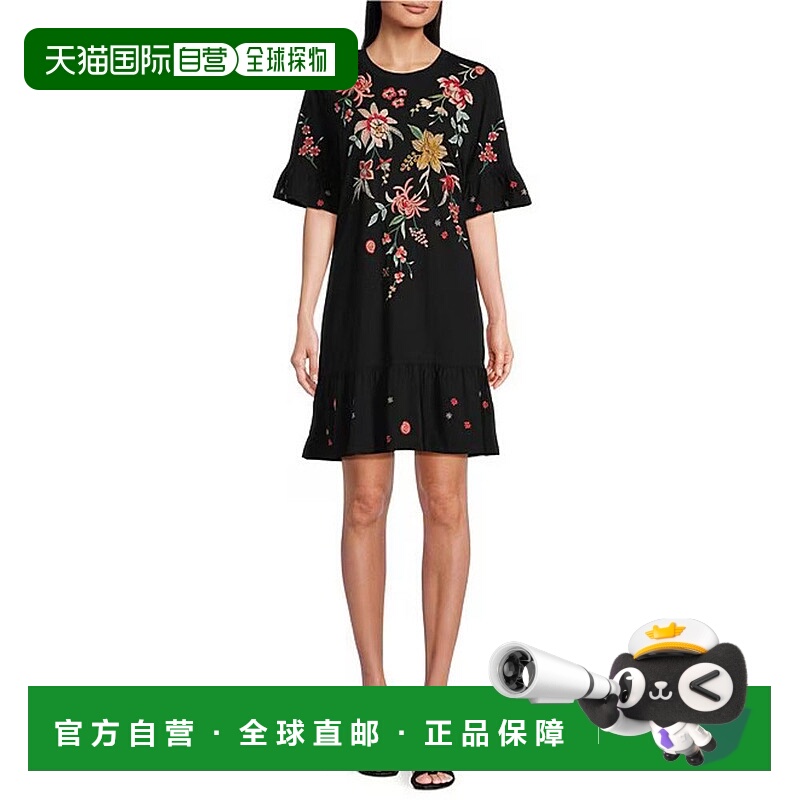 自营johnny wasJonny Was Women's Andrean Placement Floral Emb