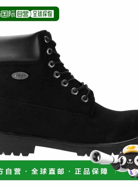 1h可退 【美国直邮】Lugz Convoy 6英寸系带靴 黑色 时尚舒适流行