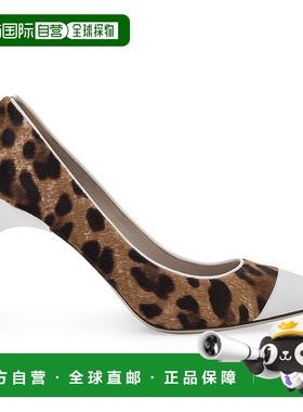 自营 jason wu棕色/白色LEOPARD HEELS-棕色 美国奥莱直发高跟鞋