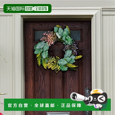 自营 safaviehFx 21 英寸 Chrysan./D.Miller 花环 - 多色 美国奥