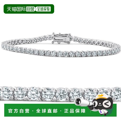 自营 pompeii35Ct Diamond Tennis Bracelet 14k Gold Lab Grown