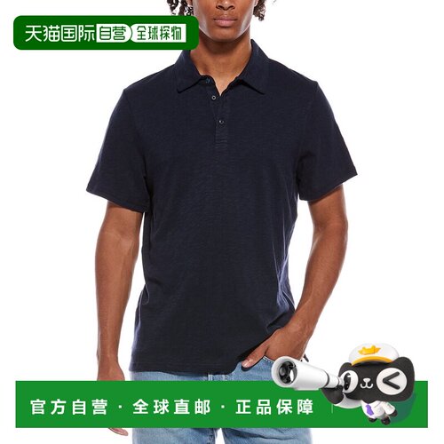 自营Onia Slub polo衫-海军蓝 美国奥莱直发