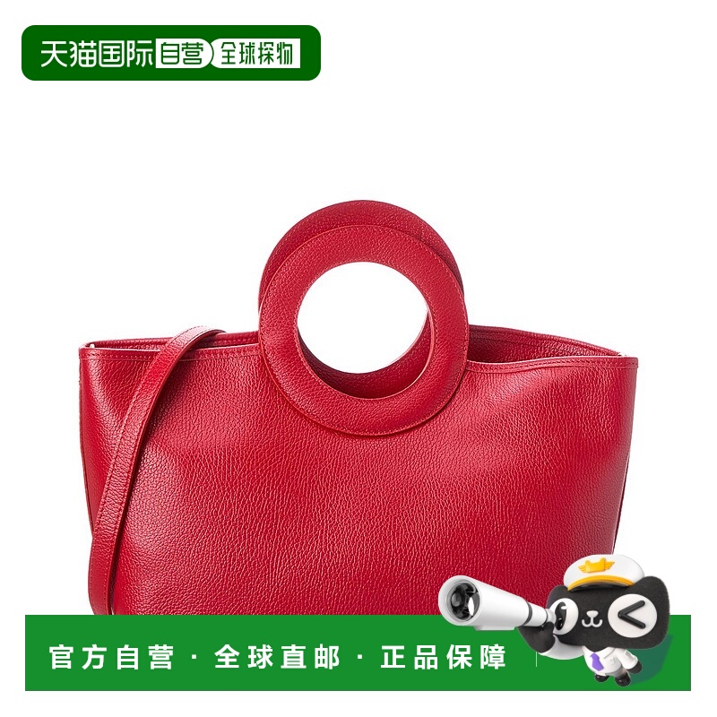 自营persaman new yorkPersaman纽约Destiny16皮革手提包-红色 美