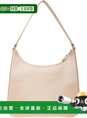 自营 STAUD 女式米色 Alec 单肩手提包 - 奶油色 美国奥莱直发