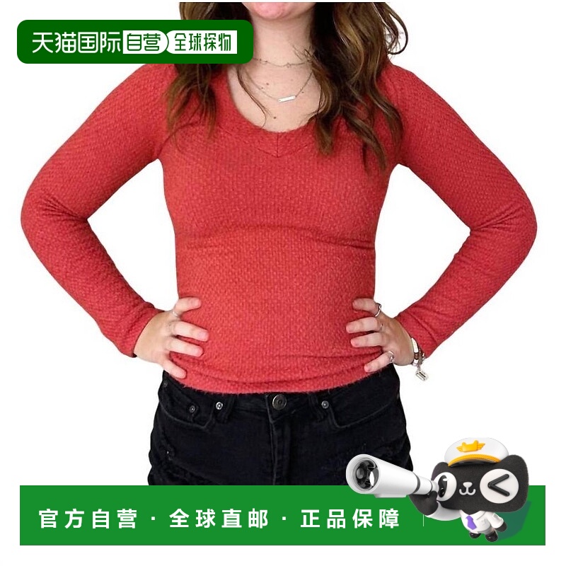 1h可退 【美国直邮】scala 女士 毛衣长袖针织衫