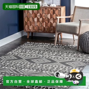 Banded Tribal Rug nuLOOM Area Ryan Flatweave 自营 Printed