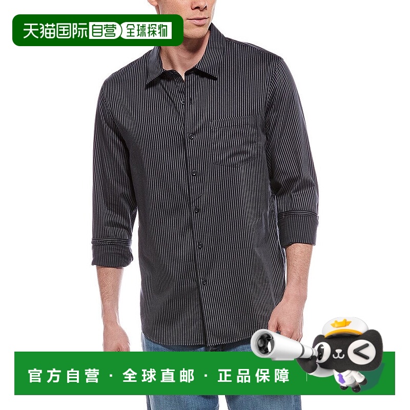 自营Vince Playa Classic Fit Button-Down Shirt - blue 美国奥