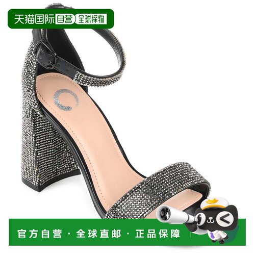自营Journee Collection 女士 Tru 舒适泡沫 Idda 高跟鞋 - 黑色