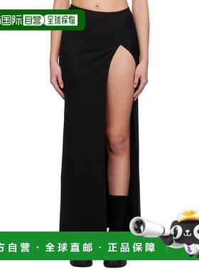 1h可退 香港直邮潮奢 J6 女士 黑色半身裙 J61SWK08BP black黑色