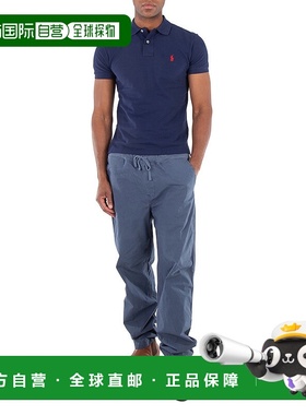 自营Polo Ralph Lauren直筒府绸运动裤-clancy blu 美国奥莱直发