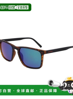 自营Nautica Mens Rectangle Sunglasses - coffee heather 美国