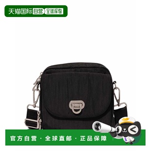 自营baggallini Coastal Flip Lock Camera Bag Crossbody - blac