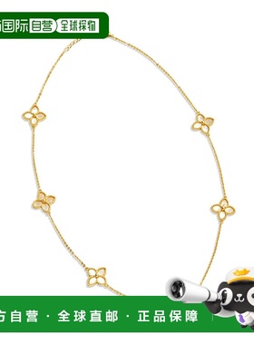 自营savvy cie jewels18K 金纯银拖把花项链 - 黄色 美国奥莱直发