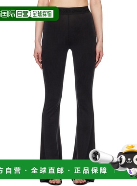 1h可退 香港直邮潮奢 Versace Jeans 范思哲 女士 黑色 Flared 紧