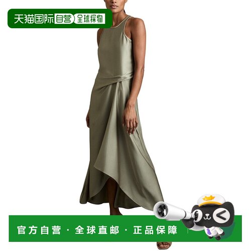 自营Reiss Micah Dress - tan 美国奥莱直发连衣裙长裙