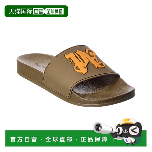 自营Palm Angels PA Monogram Pool Slide - green 美国奥莱直发