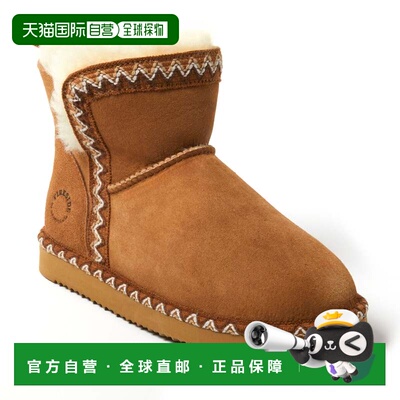 自营Fireside by Dearfoams Women's Perth Genuine Shearling Fo