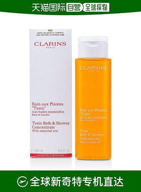 美国直邮Clarins娇韵诗沐浴露植物精油深层清洁保湿补水200ml