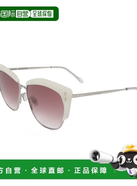 自营Isabel Marant Women's 58 mm White Sunglasses - pearled w