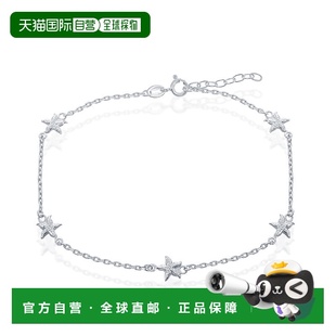 自营 simonaSterling Silver Starfish Anklet silver 美国奥莱直