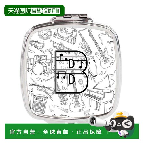 自营Carolines Treasures CJ2007-BSCM 字母 B 音符字母紧凑正品