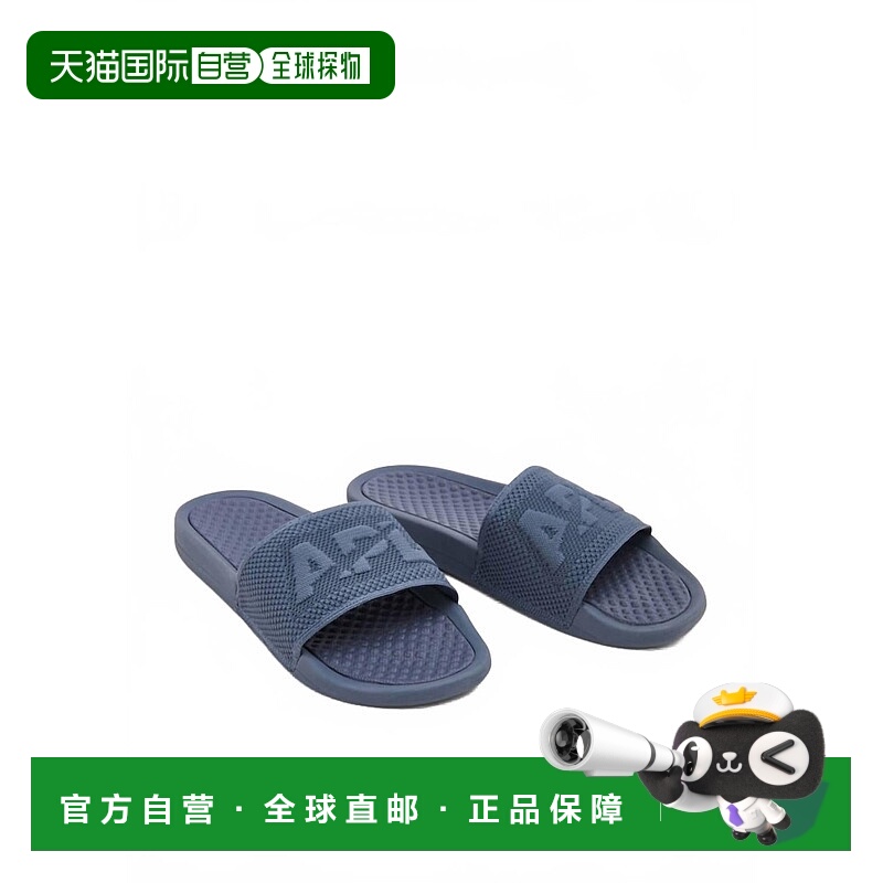 自营aplMen's Big Logo Techloom Slides In Slate 美国奥莱直发