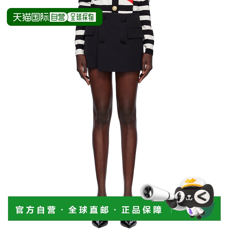 1h可退 香港直邮潮奢 Balmain 巴尔曼 女士 黑色 Buttoned 4 Pock