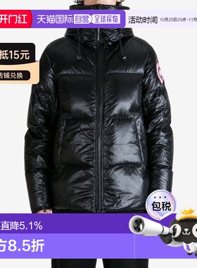 美国直邮CanadaGoose加拿大鹅Crofton徽标宽松连帽短款羽绒服男款