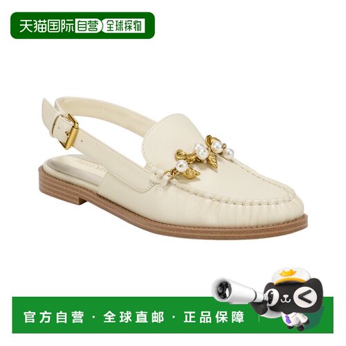 自营Franco Sarto L-Sully2皮革Slingback-白色 女鞋美国直发奥莱