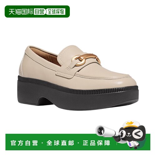 自营FitFlop Leather Loafers - Beige 乐福鞋皮鞋美国直发奥莱