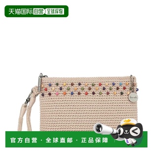 自营the sakVita Wristlet - 手工钩编 - 本色多珠 美国奥莱直发
