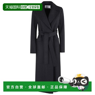 Dark londonTailored wharf black Maxi Coat Blue 自营harris