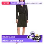 自营Natori 美国奥莱直发性感睡袍 black Aphrodite Wrap