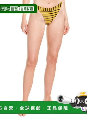 自营 solid & striped纯色条纹 Bella 比基尼泳裤 - 黄色 美国奥
