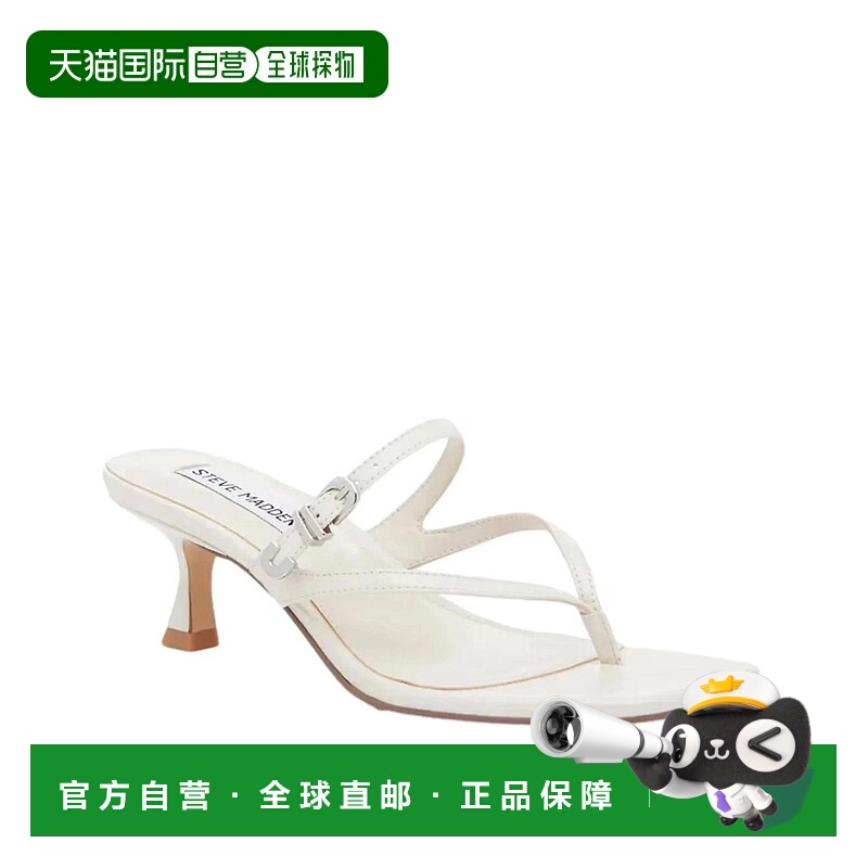 自营Steve Madden Samann Sandal Women Bone Square Toe Kitten