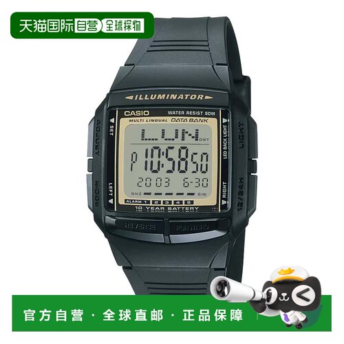 自营Casio Men’s Black Digital Watch with Black Resin Strap