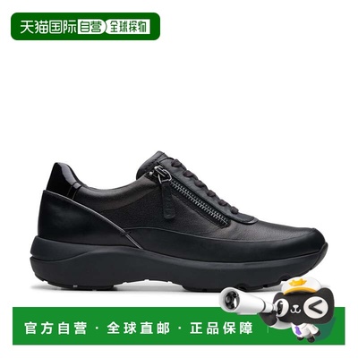 自营Clarks Tivoli Zip in Black Leather - black combination