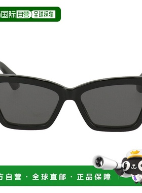 自营 off-white米白色中性黑色太阳镜-黑色 美国奥莱直发