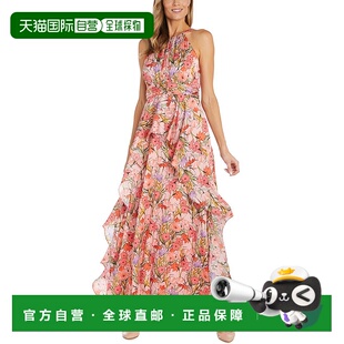 r&m 多色 richardsRM Yoryu缎面Peplum长裙 美国奥 Richards 自营