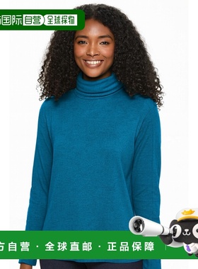 自营incashmereFine Knit Long Sleeve Turtleneck - teal 美国奥