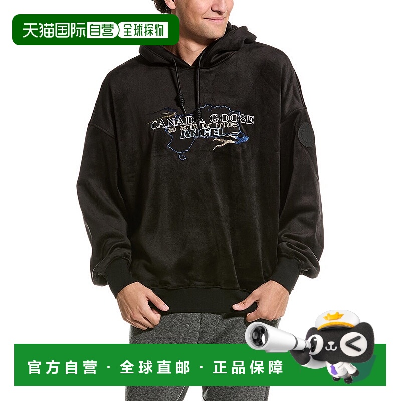 自营Canada Goose Niro连帽衫-黑色 美国奥莱直发卫衣