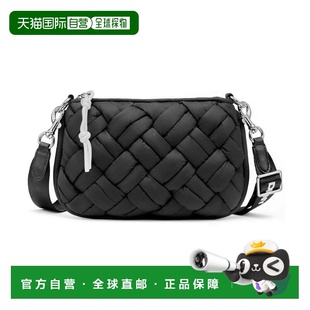 自营dknyNadia Crossbody Bag - black/silver 美国奥莱直发