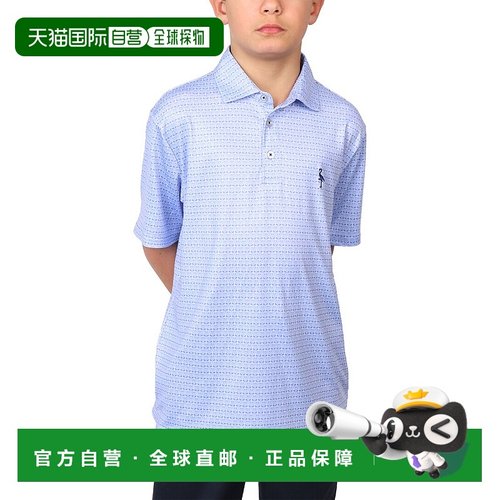 自营TailorByrd Airplanes Printed Performance Polo Shirt - bl