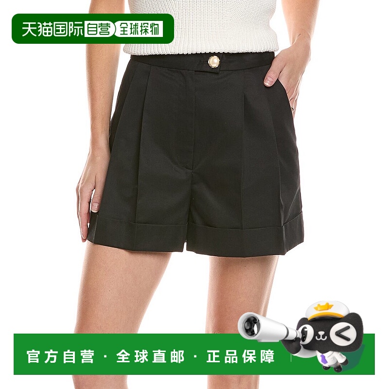 自营sandro桑德罗短裤-黑色 美国奥莱直发