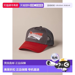 Lucky 深红色 Brand 卡车司机帽 美国奥莱直发 Budweiser 自营