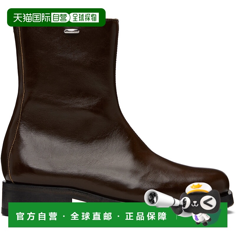 1h可退 香港直邮潮奢 Our Legacy 女士 棕色 Camion 踝靴 A3207CO